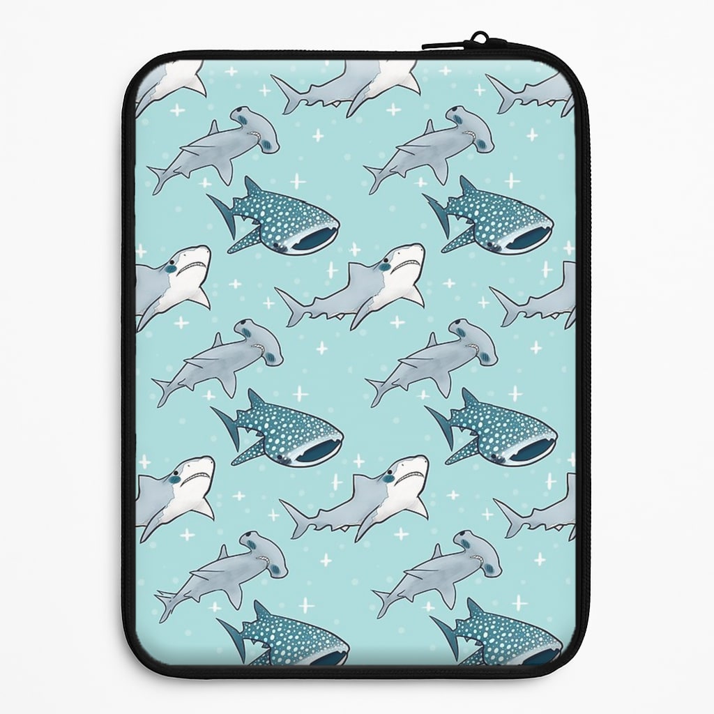 Shark Pattern Laptop Sleeve