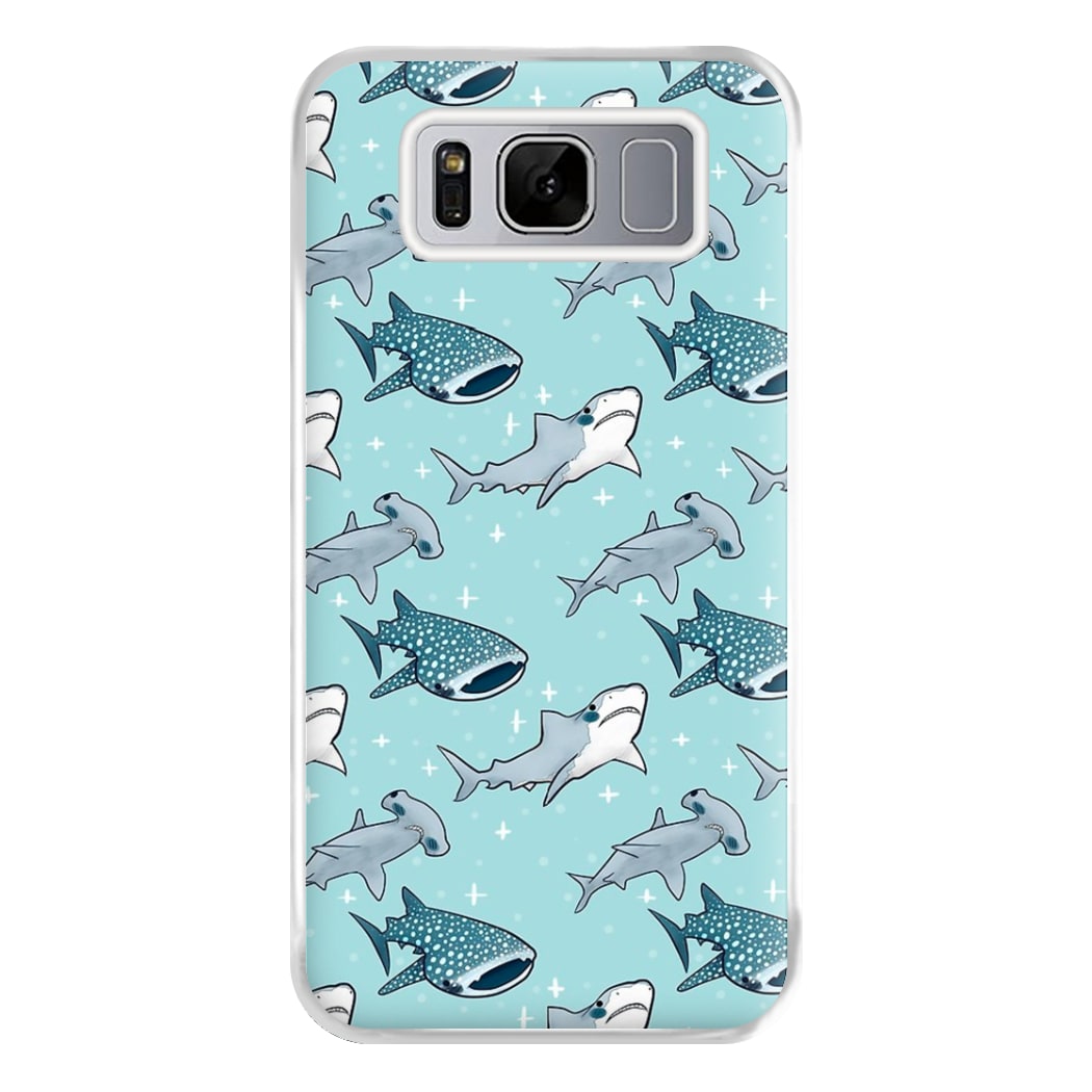 Shark Pattern Phone Case for Galaxy S8 Plus