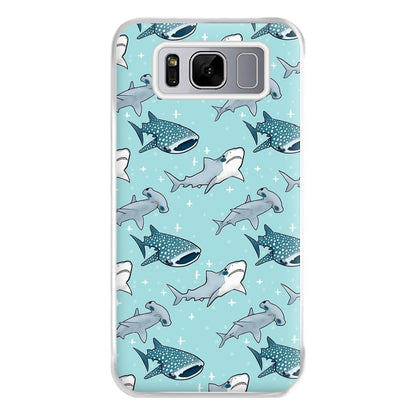 Shark Pattern Phone Case for Galaxy S8 Plus