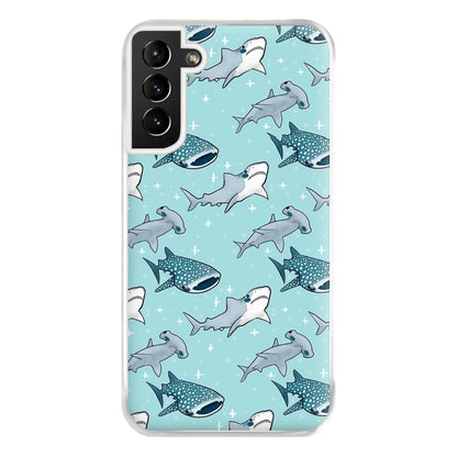 Shark Pattern Phone Case for Galaxy S21 Plus