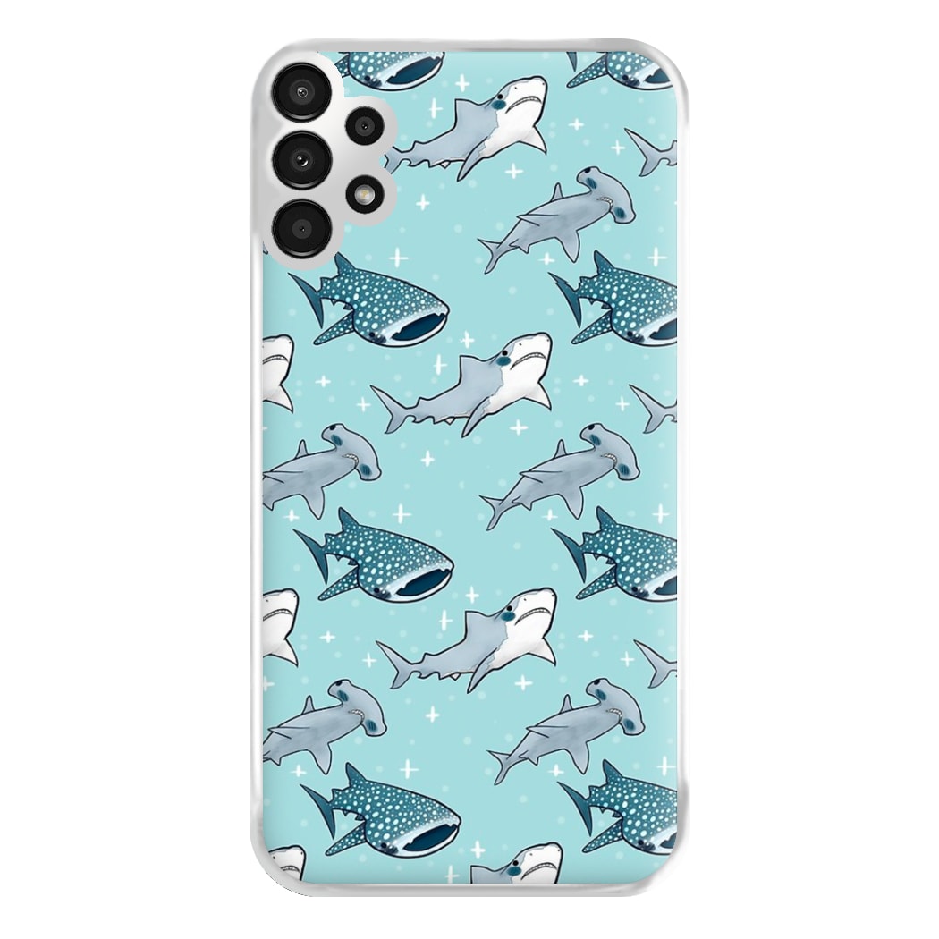 Shark Pattern Phone Case for Galaxy A13