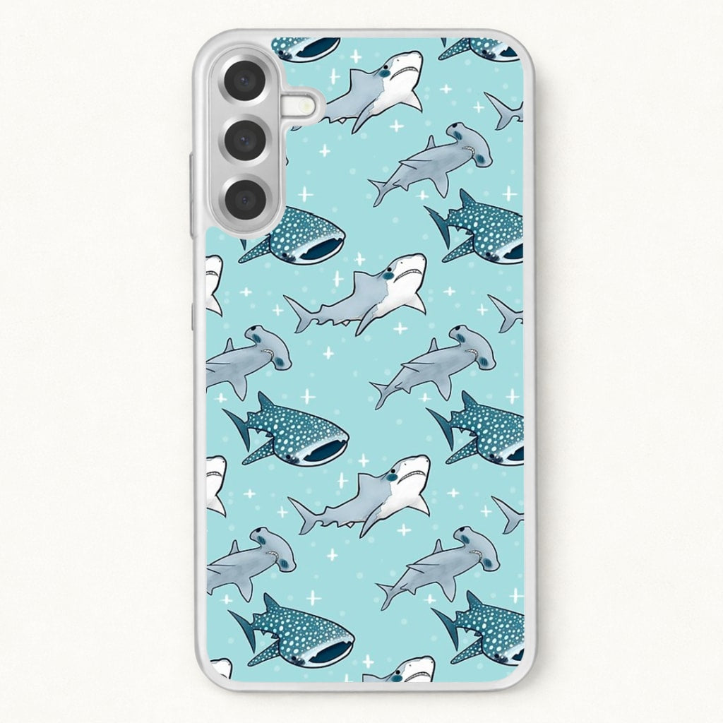 Shark Pattern Phone Case for Galaxy A37