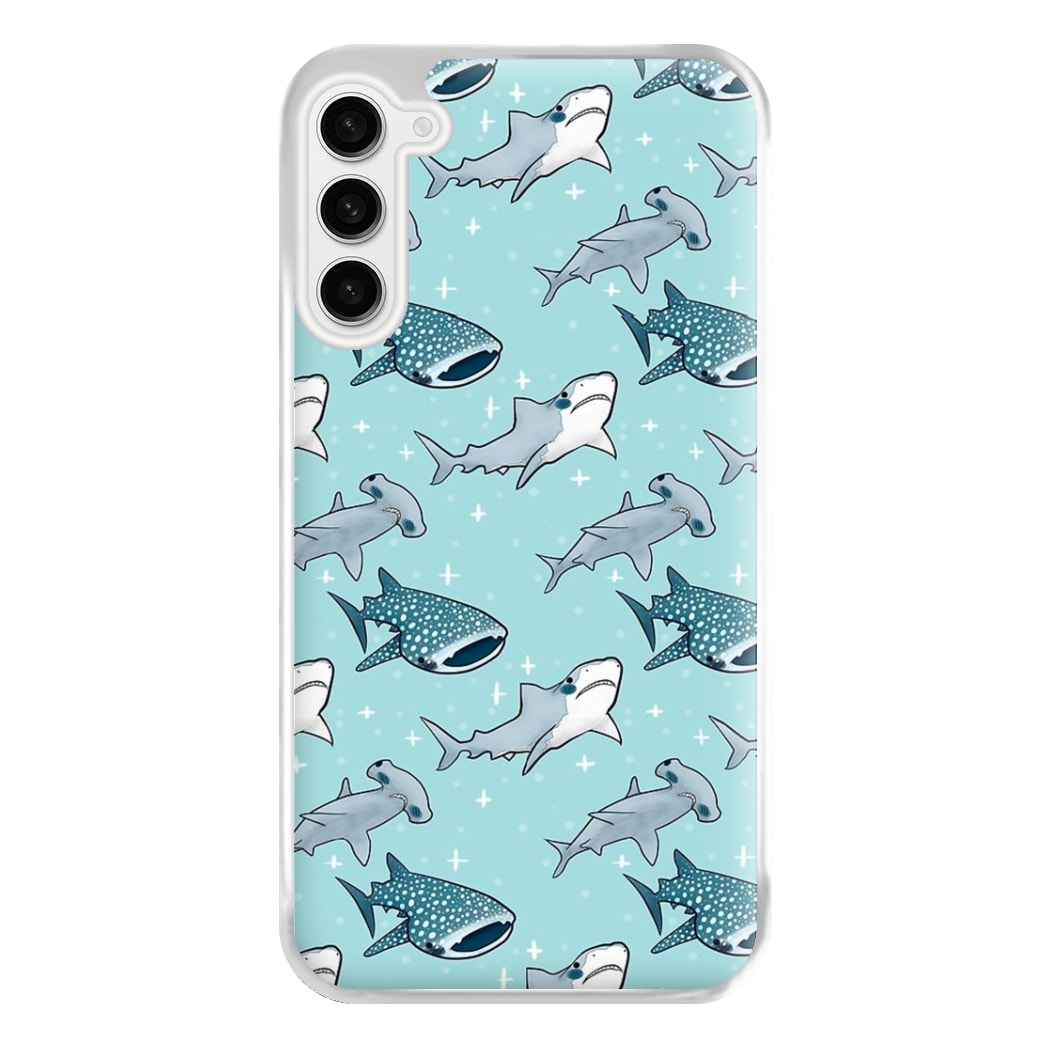 Shark Pattern Phone Case for Galaxy S23FE