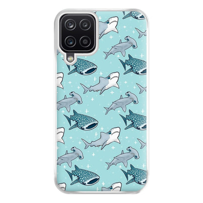 Shark Pattern Phone Case for Galaxy A12