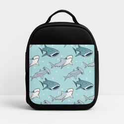 Shark Pattern Insulated Lunchbox