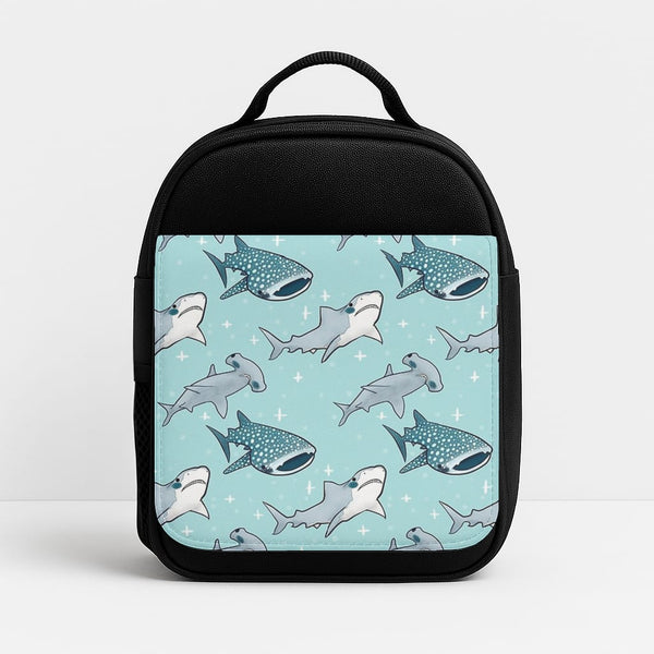Shark Pattern Insulated Lunchbox