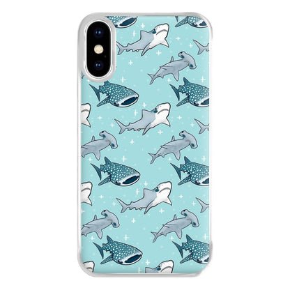 Shark Pattern Phone Case for iPhone XS Max