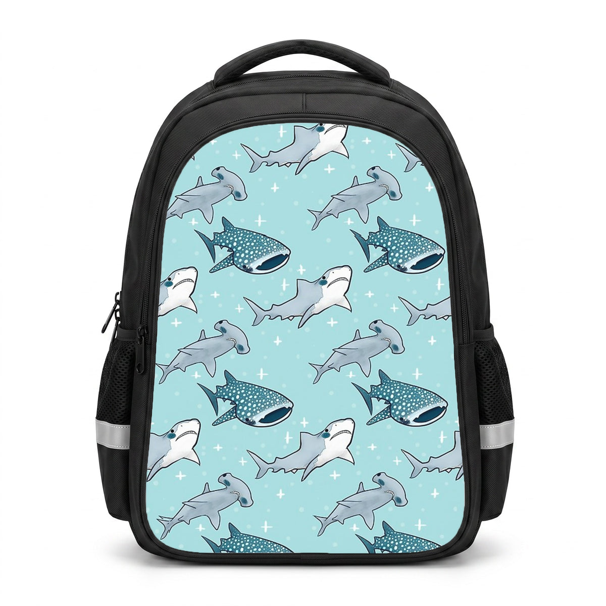 Shark Pattern Backpack