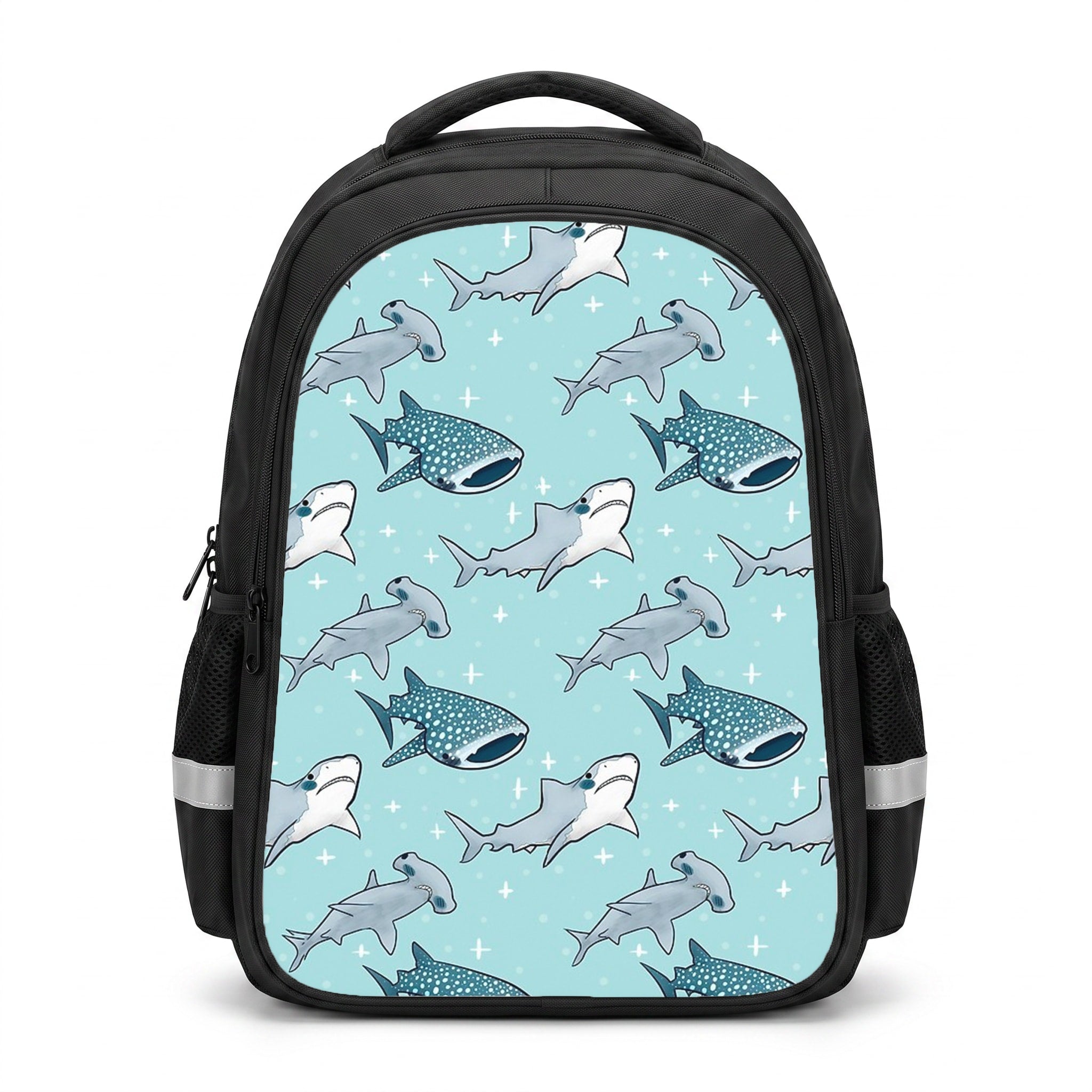 Shark Pattern Backpack