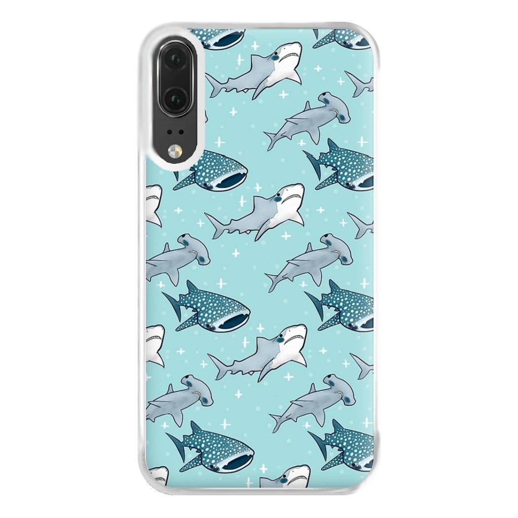 Shark Pattern Phone Case for Huawei P20