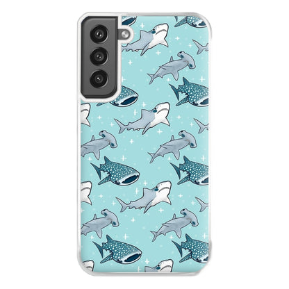 Shark Pattern Phone Case for Galaxy S21FE