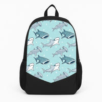 Shark Pattern Backpack