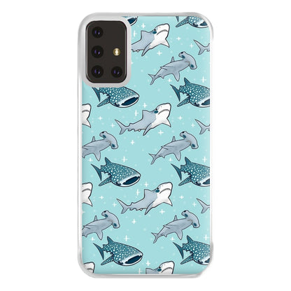 Shark Pattern Phone Case for Galaxy A71