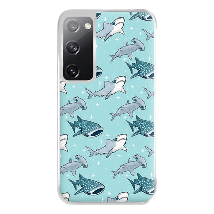 Shark Pattern Phone Case for Galaxy S20