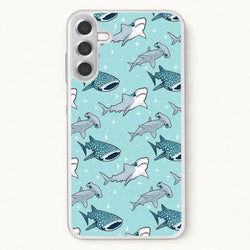Shark Pattern Phone Case for Galaxy A17