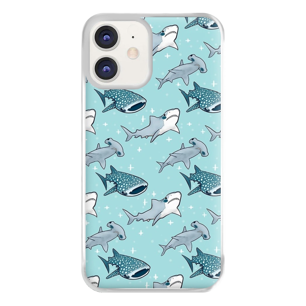 Shark Pattern Phone Case for iPhone 11