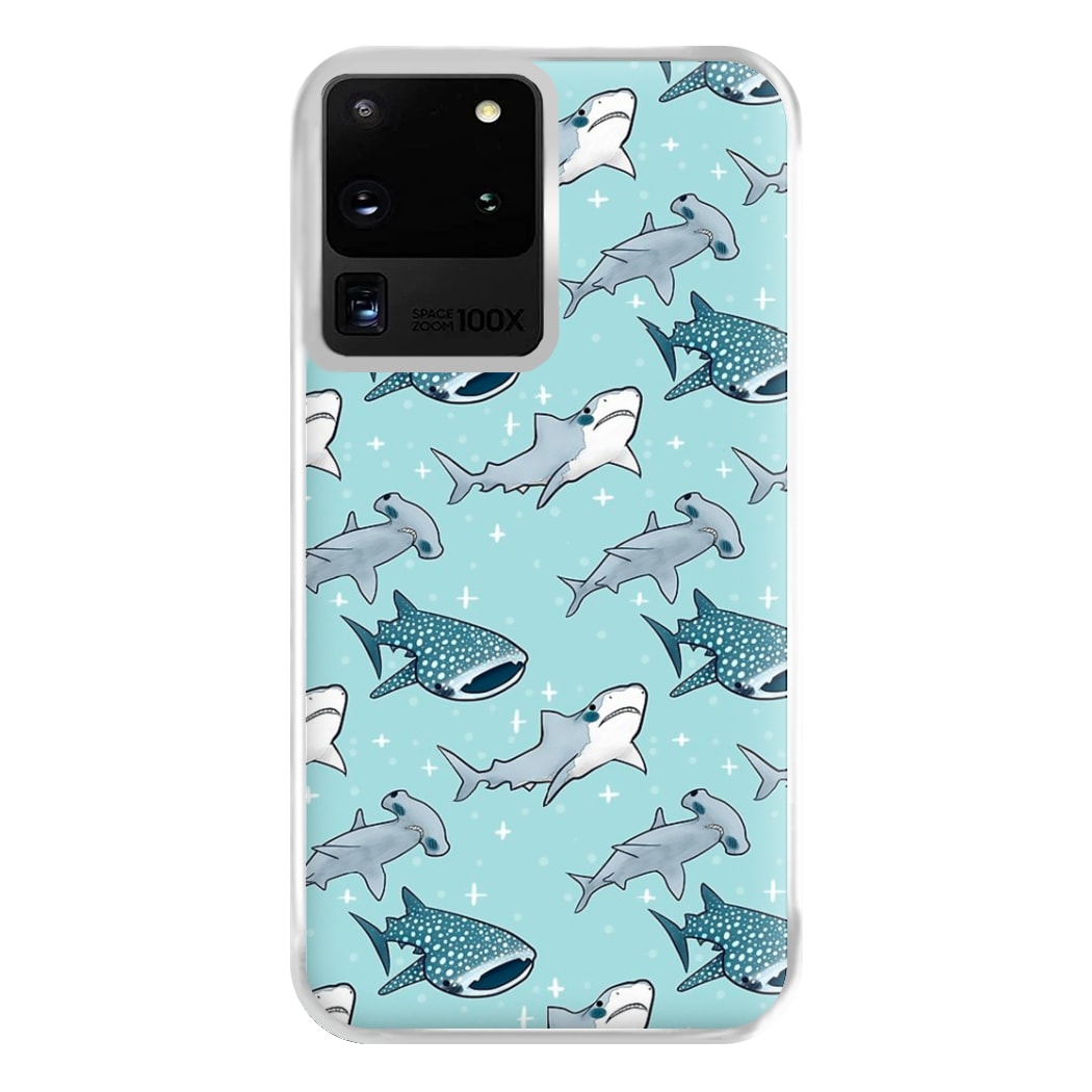 Shark Pattern Phone Case for Galaxy S20 Ultra