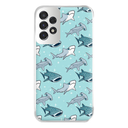 Shark Pattern Phone Case for Galaxy A53