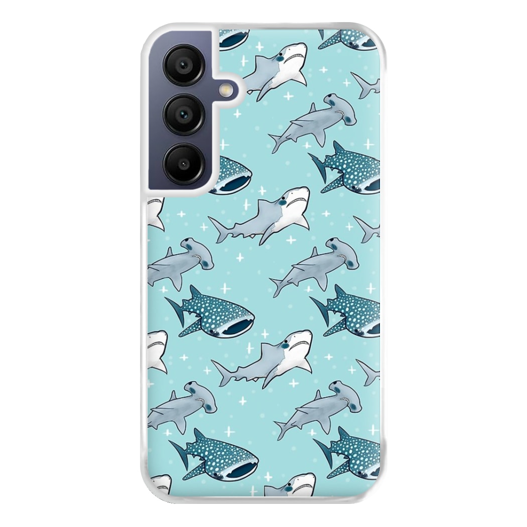 Shark Pattern Phone Case for Galaxy A16