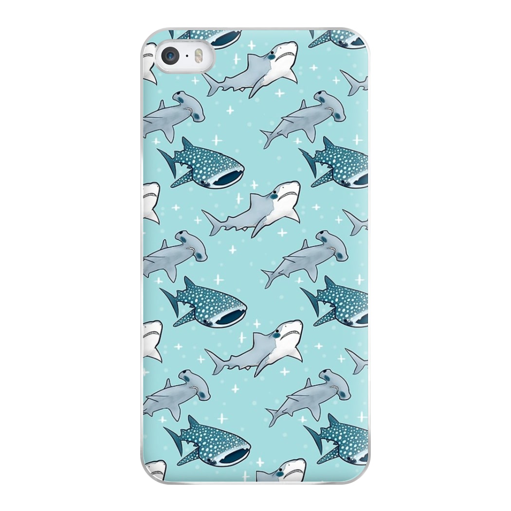 Shark Pattern Phone Case for iPhone 5 / 5s / SE 2016