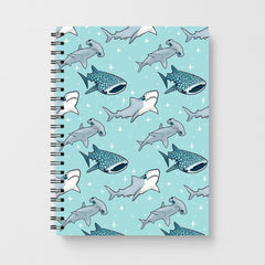 Shark Pattern Notebook