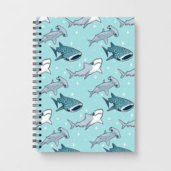 Shark Pattern Notebook - Fun Cases