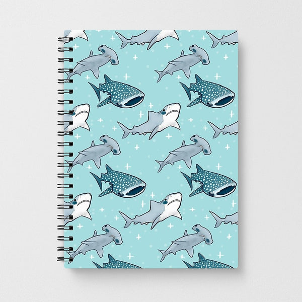 Shark Pattern Notebook - Fun Cases