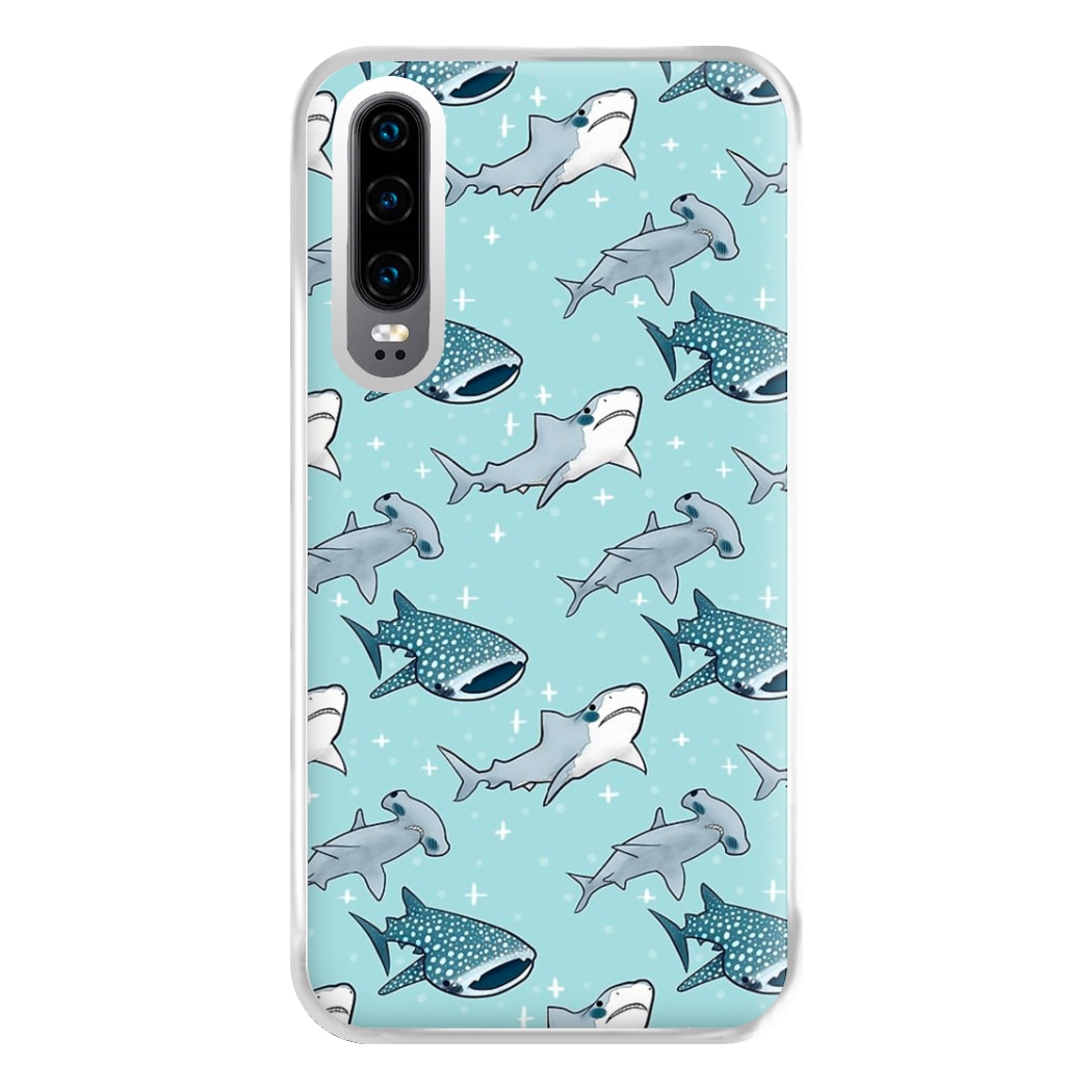 Shark Pattern Phone Case for Huawei P30