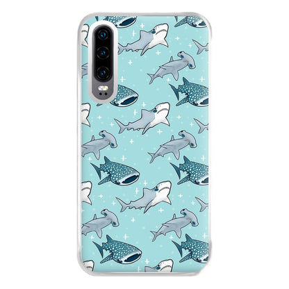 Shark Pattern Phone Case for Huawei P30