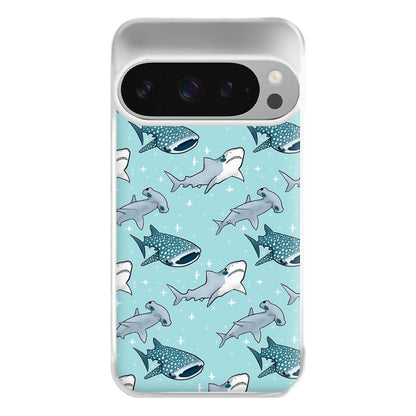 Shark Pattern Phone Case for Google Pixel 9 Pro XL