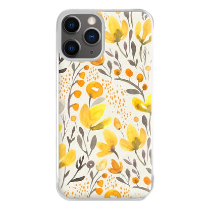 Yellow Field Floral Phone Case for iPhone 12 Pro Max