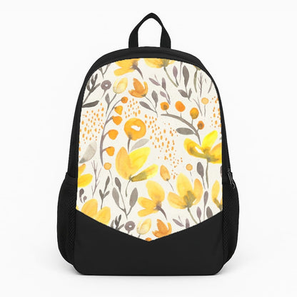 Yellow Field Floral Large Backpack