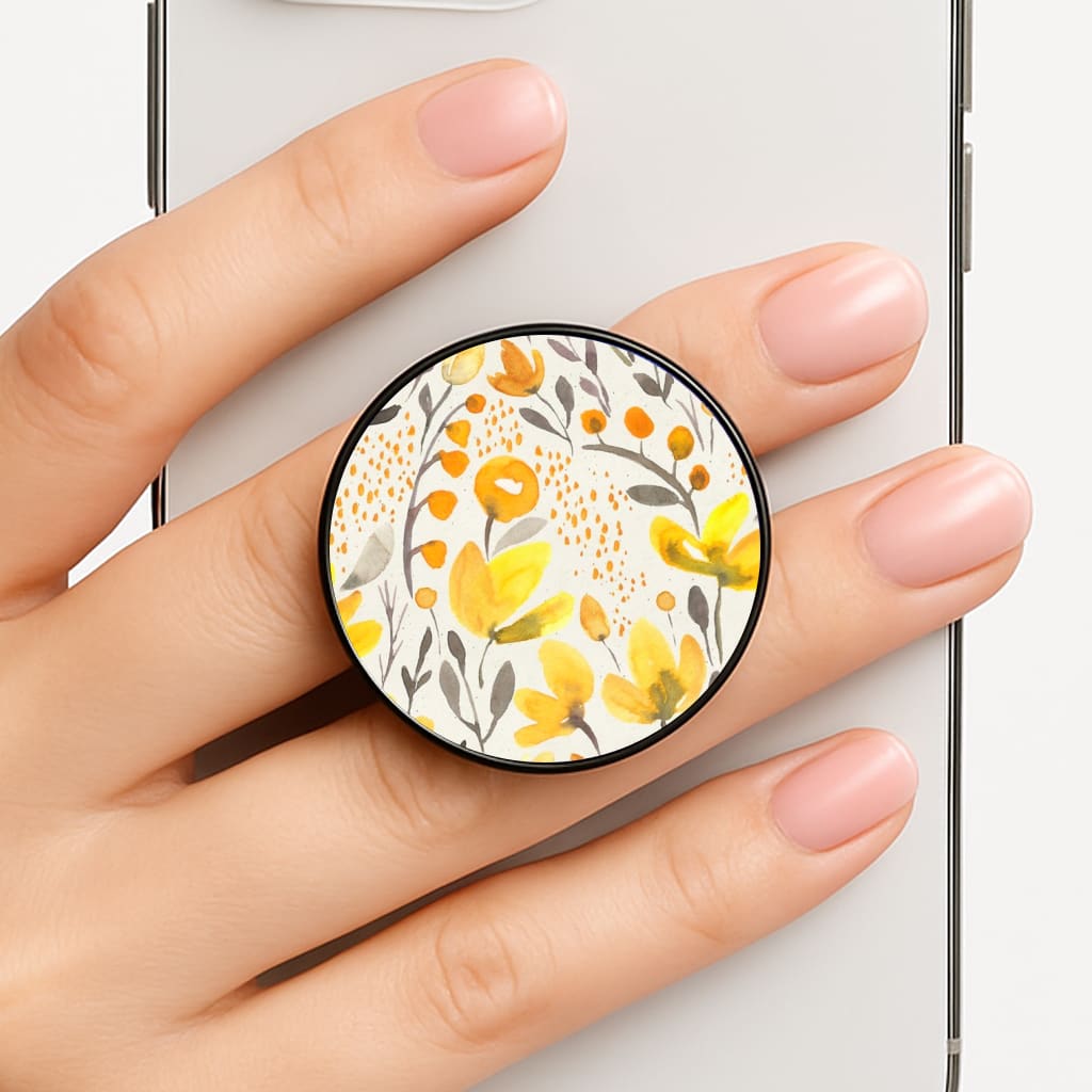 Yellow Field Floral Phone Grip