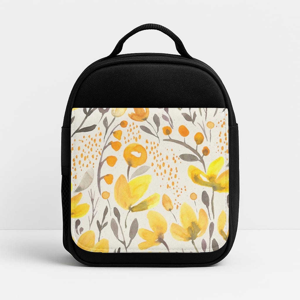 Yellow Field Floral Insulated Lunchbox