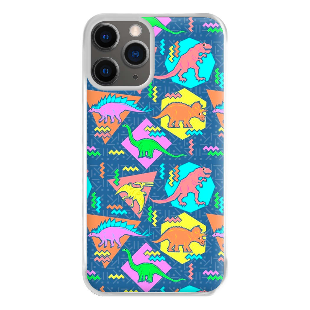 Nineties Dinosaurs Pattern Phone Case for iPhone 12 Pro Max