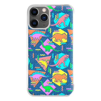 Nineties Dinosaurs Pattern Phone Case for iPhone 12 Pro Max