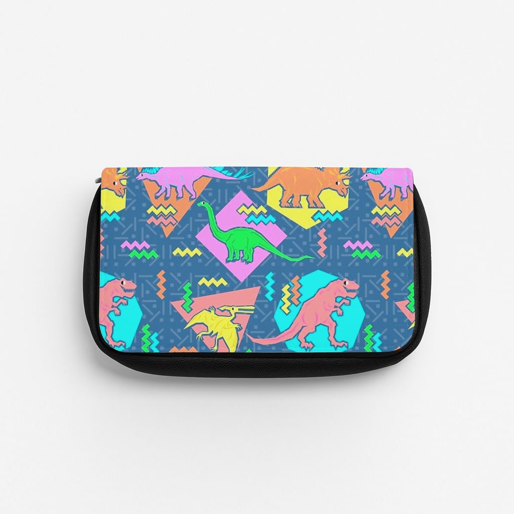 Nineties Dinosaurs Pattern Pencil Case