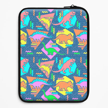 Nineties Dinosaurs Pattern Universal Laptop Sleeve