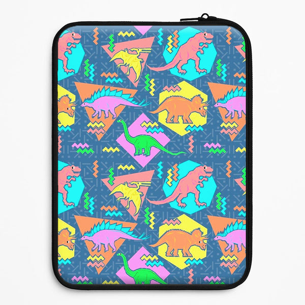 Nineties Dinosaurs Pattern Universal Laptop Sleeve