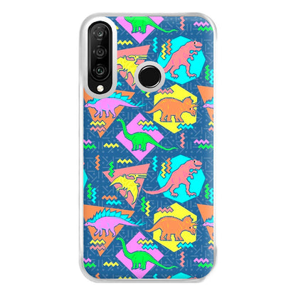 Nineties Dinosaurs Pattern Phone Case for Huawei P30 Lite