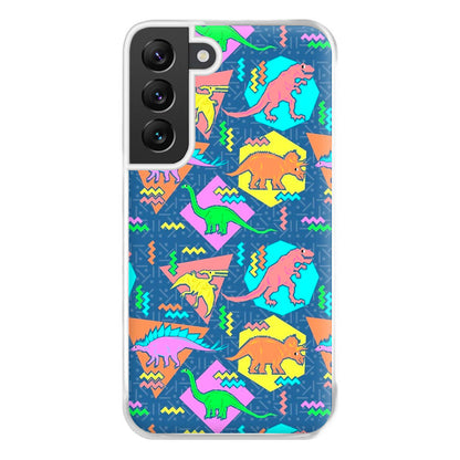 Nineties Dinosaurs Pattern Phone Case for Galaxy S22 Plus