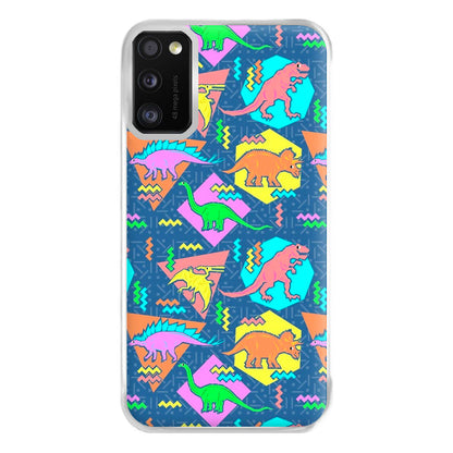 Nineties Dinosaurs Pattern Phone Case for Galaxy A41