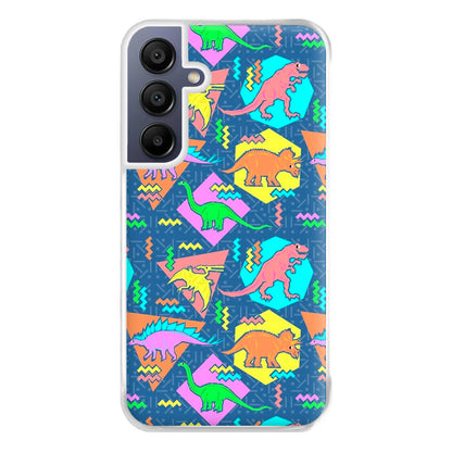 Nineties Dinosaurs Pattern Phone Case for Galaxy A16