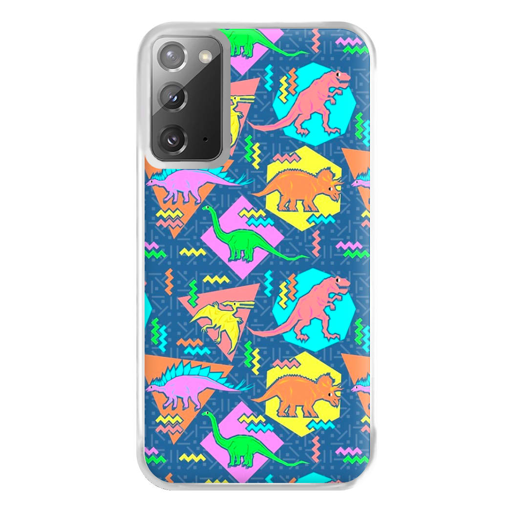 Nineties Dinosaurs Pattern Phone Case for Galaxy Note 20 Ultra