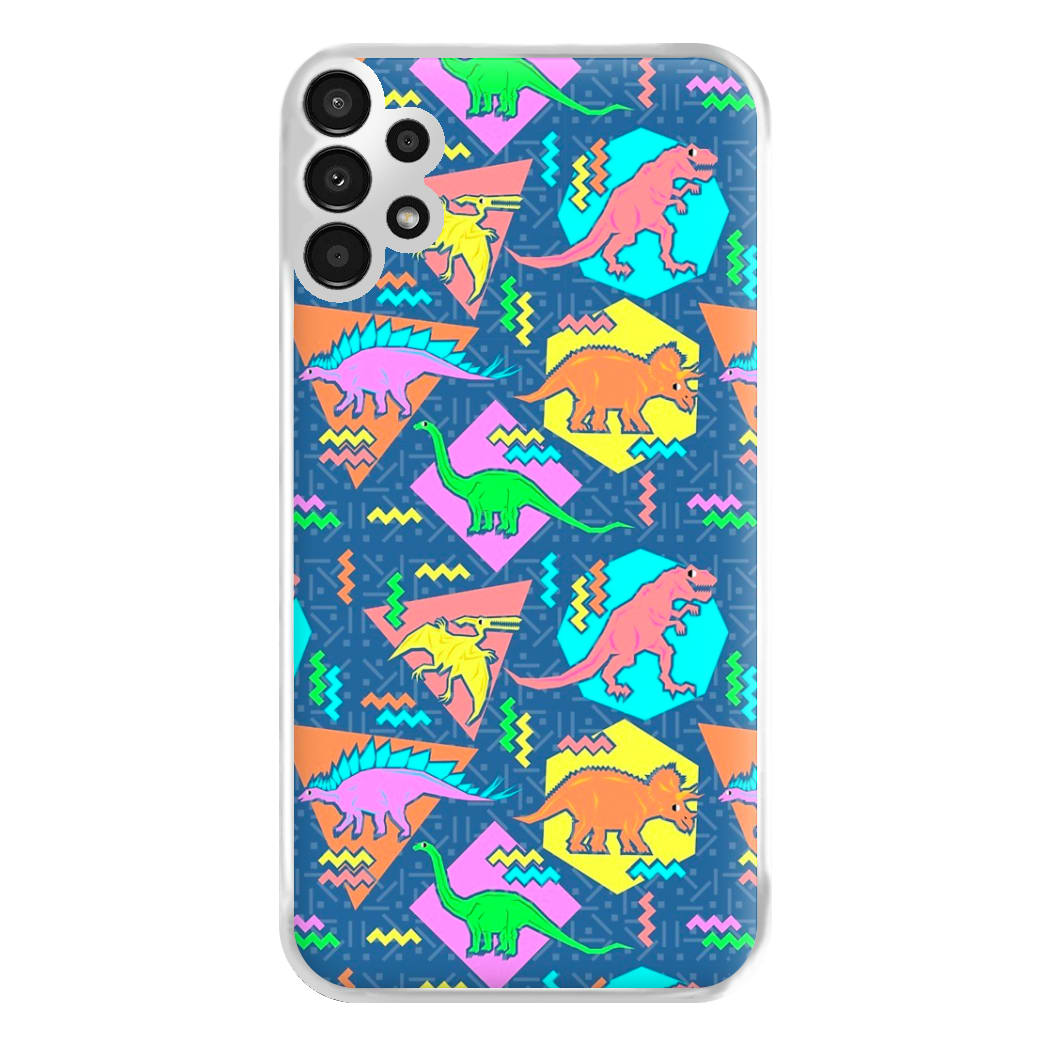 Nineties Dinosaurs Pattern Phone Case for Galaxy A13