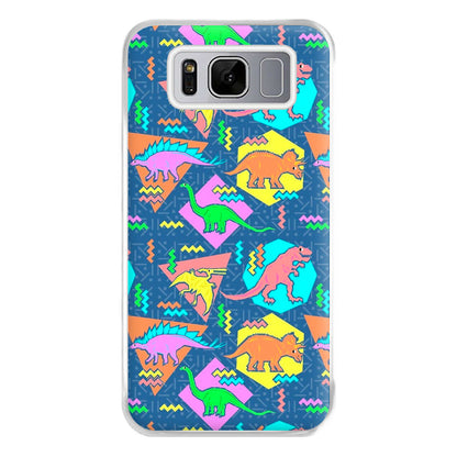 Nineties Dinosaurs Pattern Phone Case for Galaxy S8 Plus