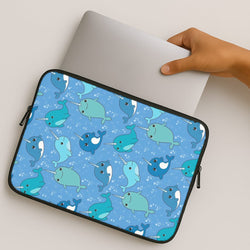 Narwhal Pattern MacBook Case
