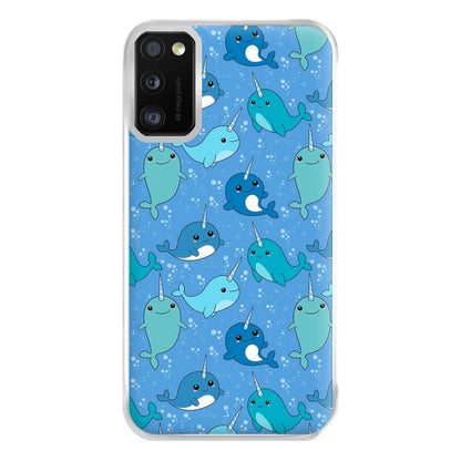 Narwhal Pattern Phone Case for Galaxy A41