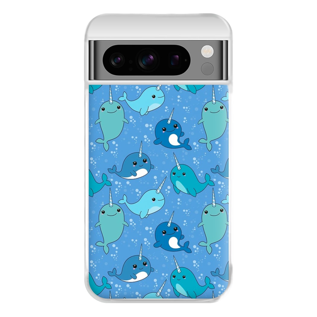 Narwhal Pattern Phone Case for Google Pixel 8 Pro