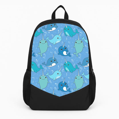 Narwhal Pattern Large Backpack